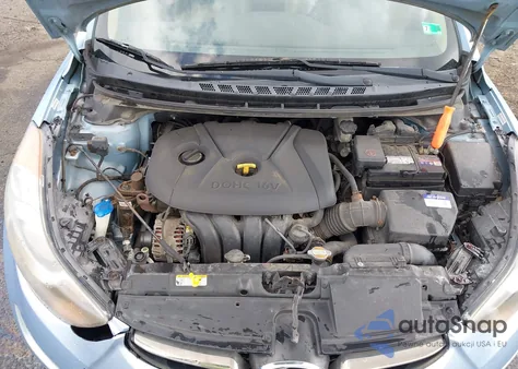 2012 Hyundai Elantra Limited (Ulsan Plant) from USA, damaged, VIN KMHDH4AE4CU207639